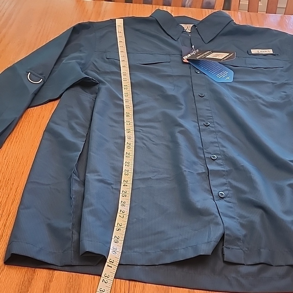 NWT Habit Mens Breakwater Long Sleeved shirt - Picture 9 of 11